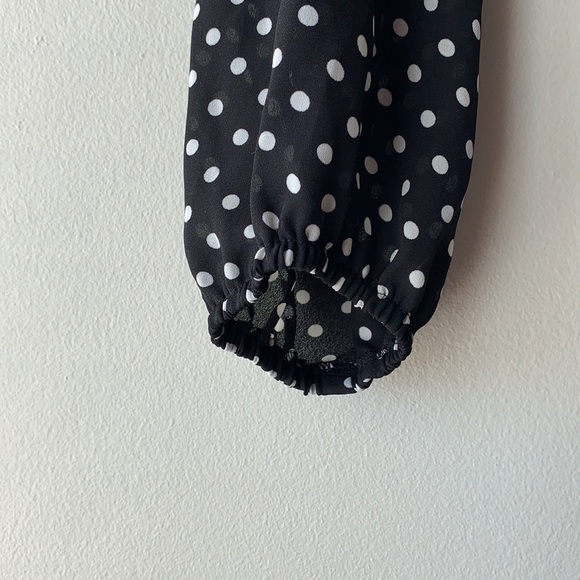 Black and white polka dot Blouse - Picture 3 of 8